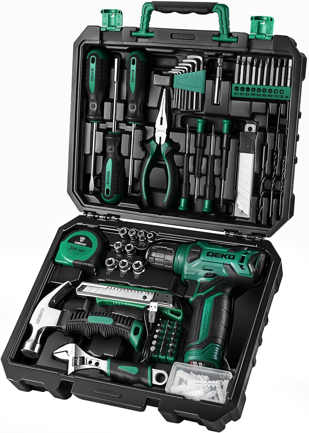 6982ad2c7c1bcd06430c9f8928688bde912b068f7f7884a50f793.jpg Pink Style High Quality Homeowners Tool Set All in One Pack